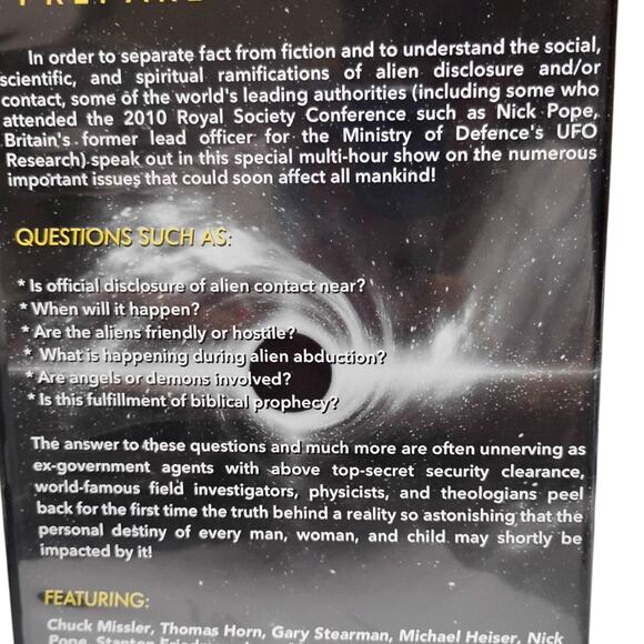 Official Disclosure Prepare for Contact MP3 Audio Alien Disclosure and Prophecy - Picture 4 of 8